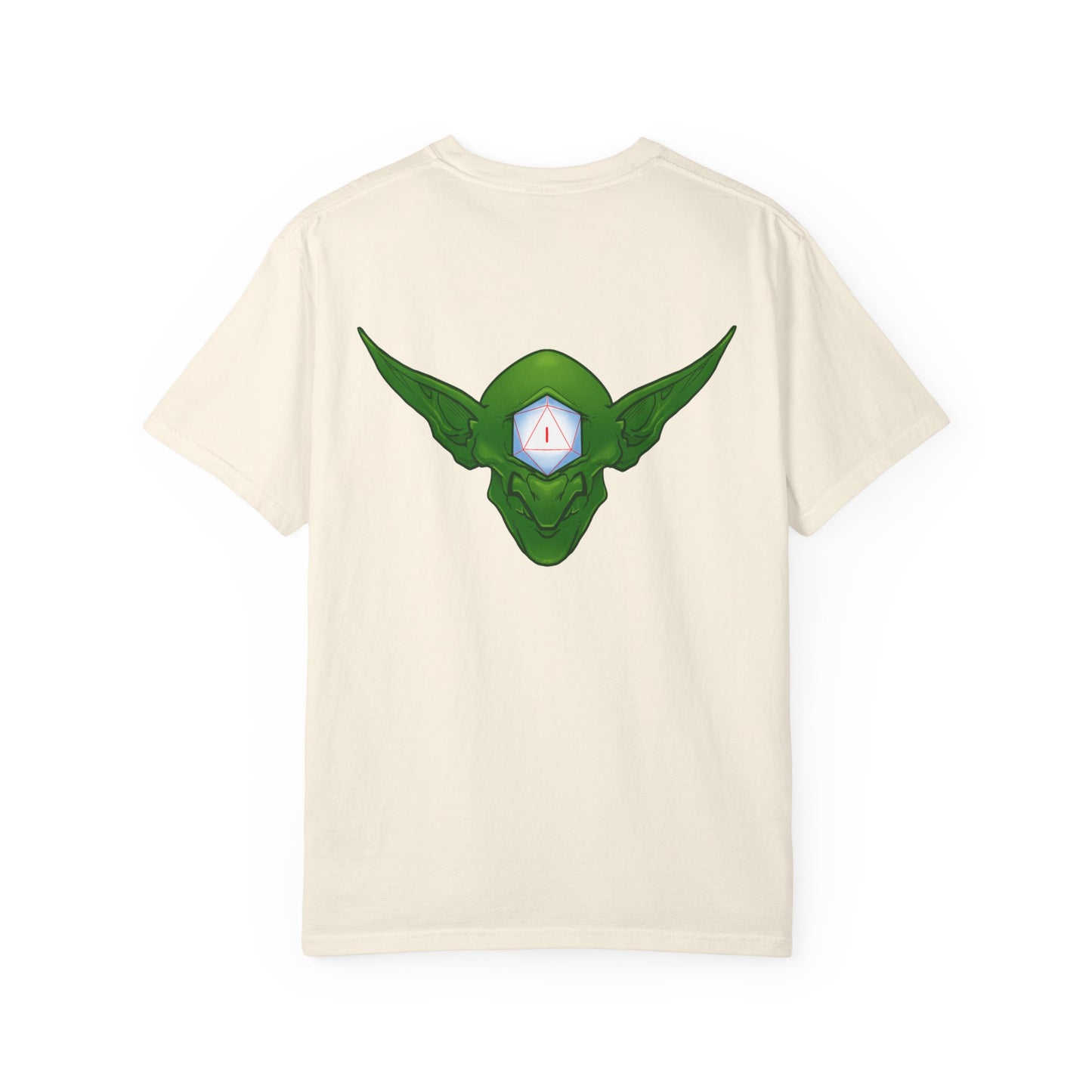 T-Shirt — Green Goblin Eyeball Graphic Tee (Back Print)