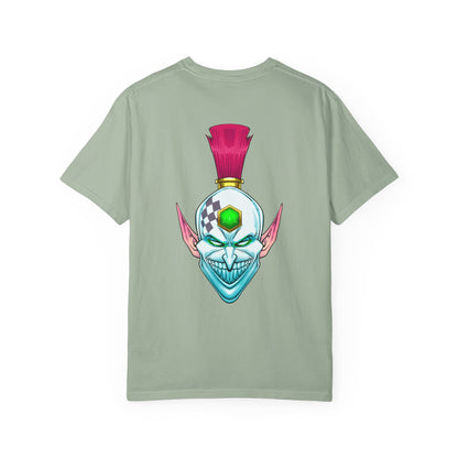 Laughing Elf Mask Graphic T-Shirt