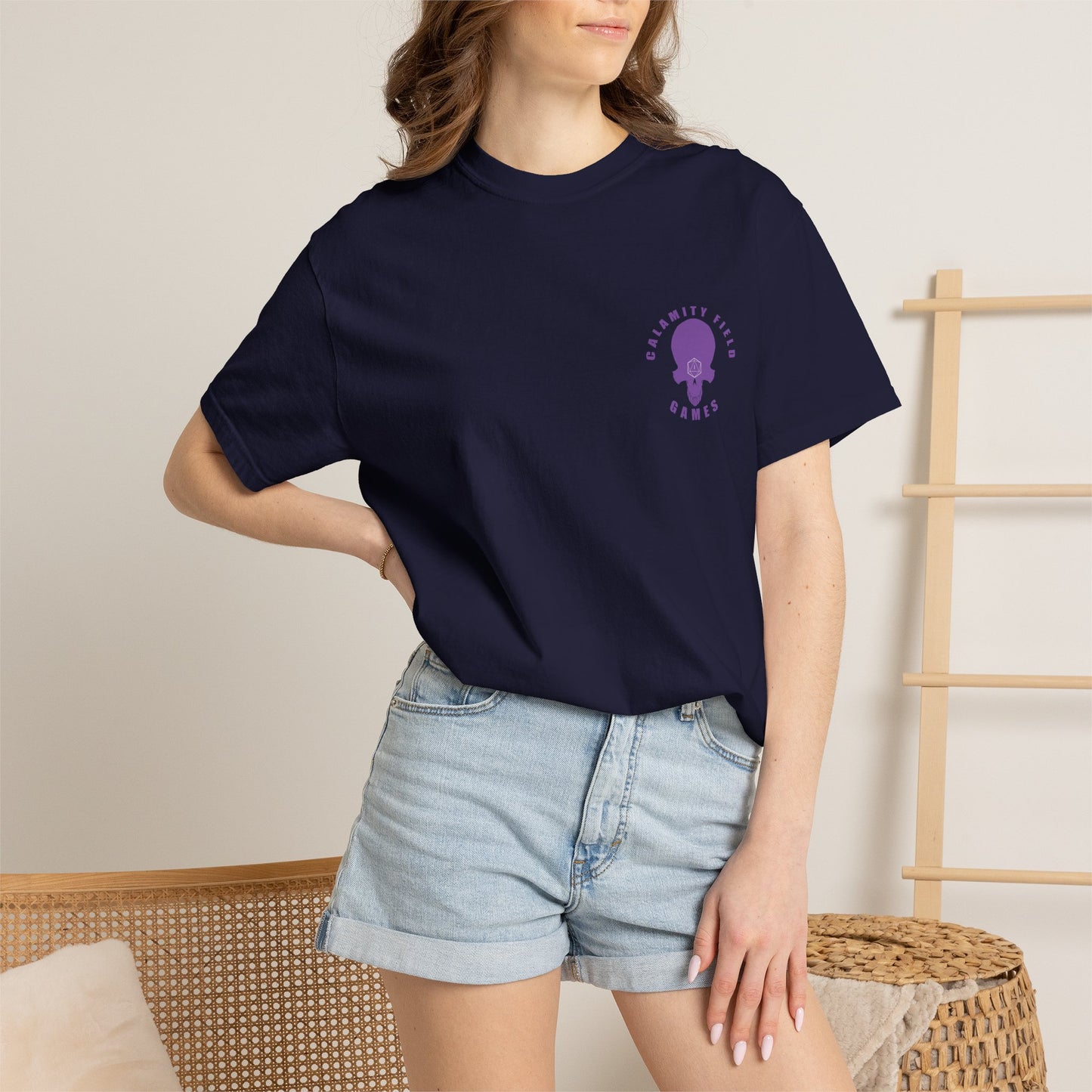 Purple Licky Alien Graphic Tee