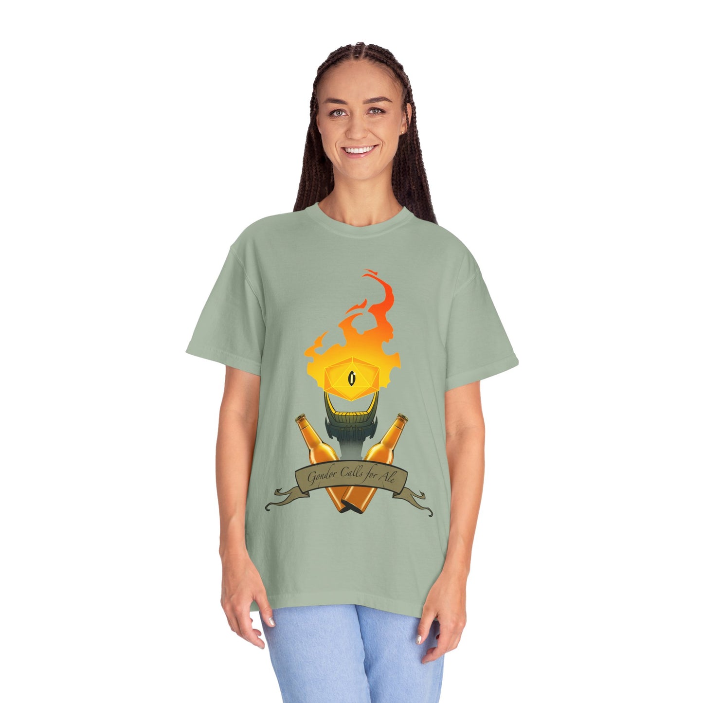Gondor Calls for Ale Burning Eye Tee