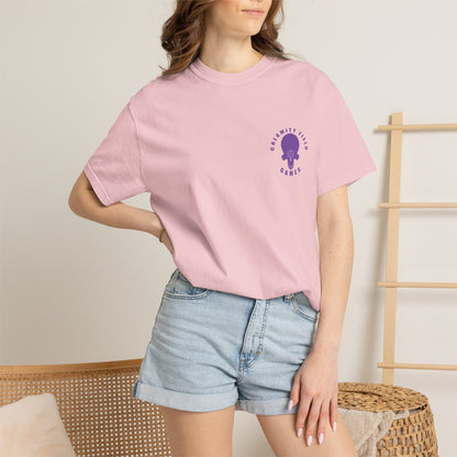 Purple Licky Alien Graphic Tee