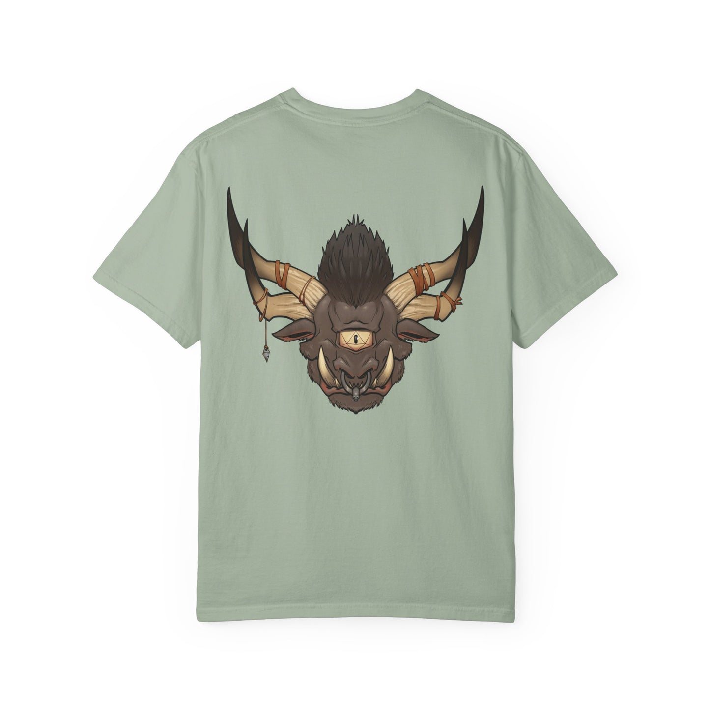 Cyclops Beast Graphic T-Shirt — Horned Beast Design