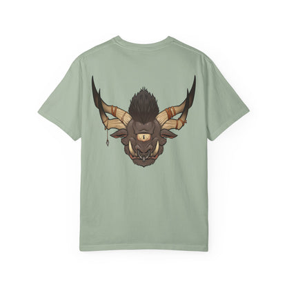 Cyclops Beast Graphic T-Shirt — Horned Beast Design