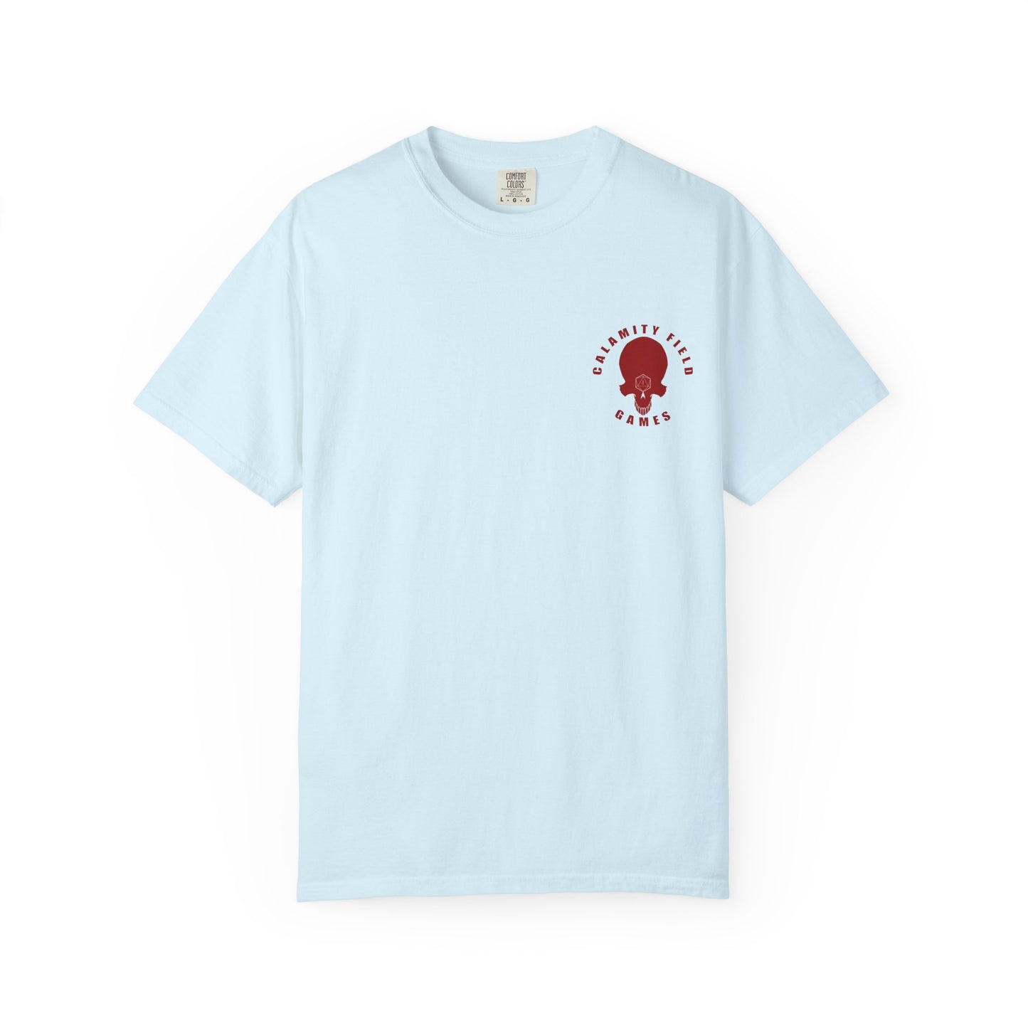 Crimson Armored Space Man Helmet T-Shirt — Graphic Tee