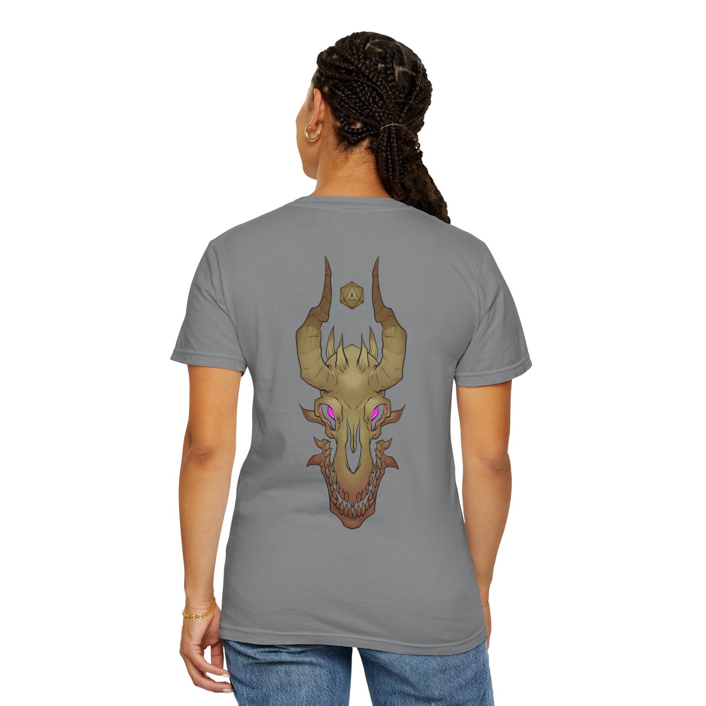 Bone Dragon Skull Graphic Tee