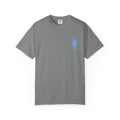 Wolf Space Man Head Graphic T-shirt