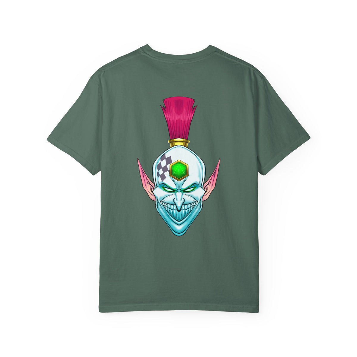 Laughing Elf Mask Graphic T-Shirt