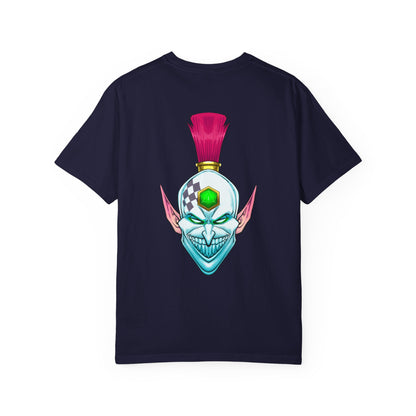 Laughing Elf Mask Graphic T-Shirt