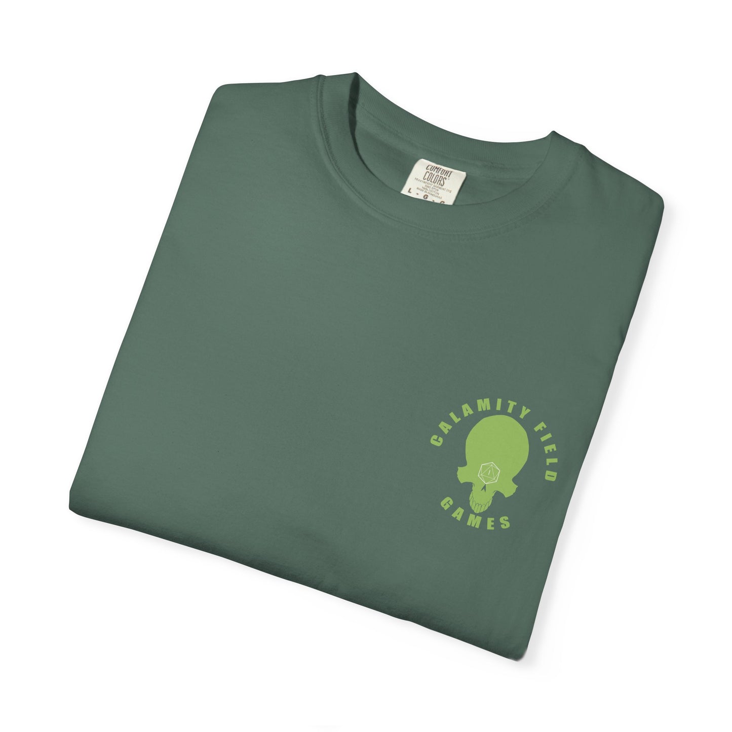 Diseased Fiend Skull T-Shirt — Green Skull Graphic Tee