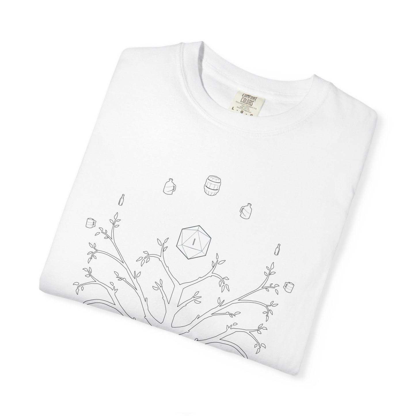 Gondor Calls for Ale White Tree Tee