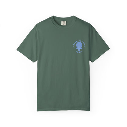 Wolf Space Man Head Graphic T-shirt