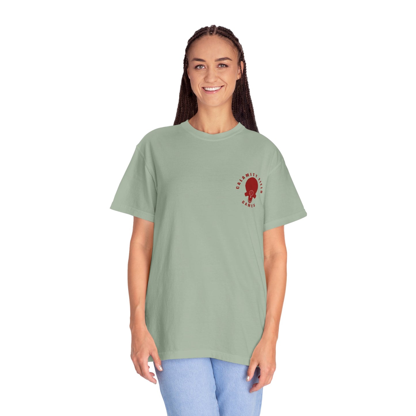 Armored Space Man Helmet Graphic T-Shirt