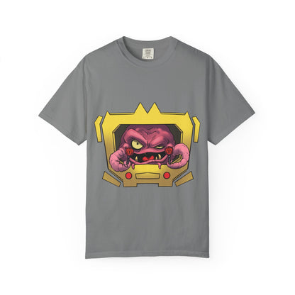 Retro Alien Brain Tee — Neon Sci‑Fi Monster Graphic T-Shirt