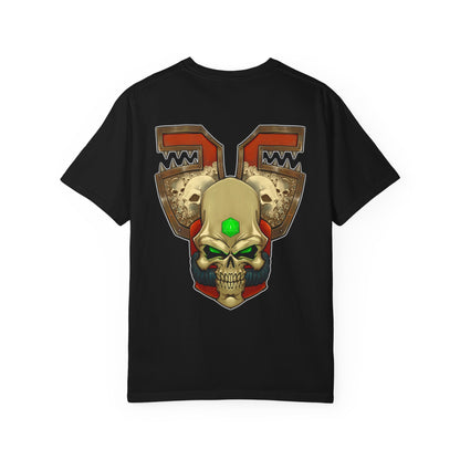 Rage Skull Helmet- Graphic T-Shirt