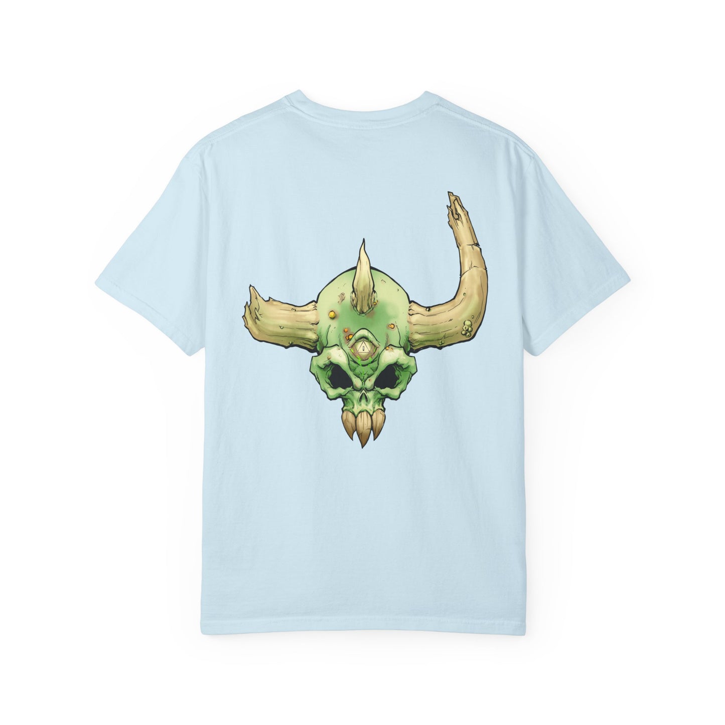 Diseased Fiend Skull T-Shirt — Green Skull Graphic Tee