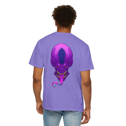 Purple Licky Alien Graphic Tee