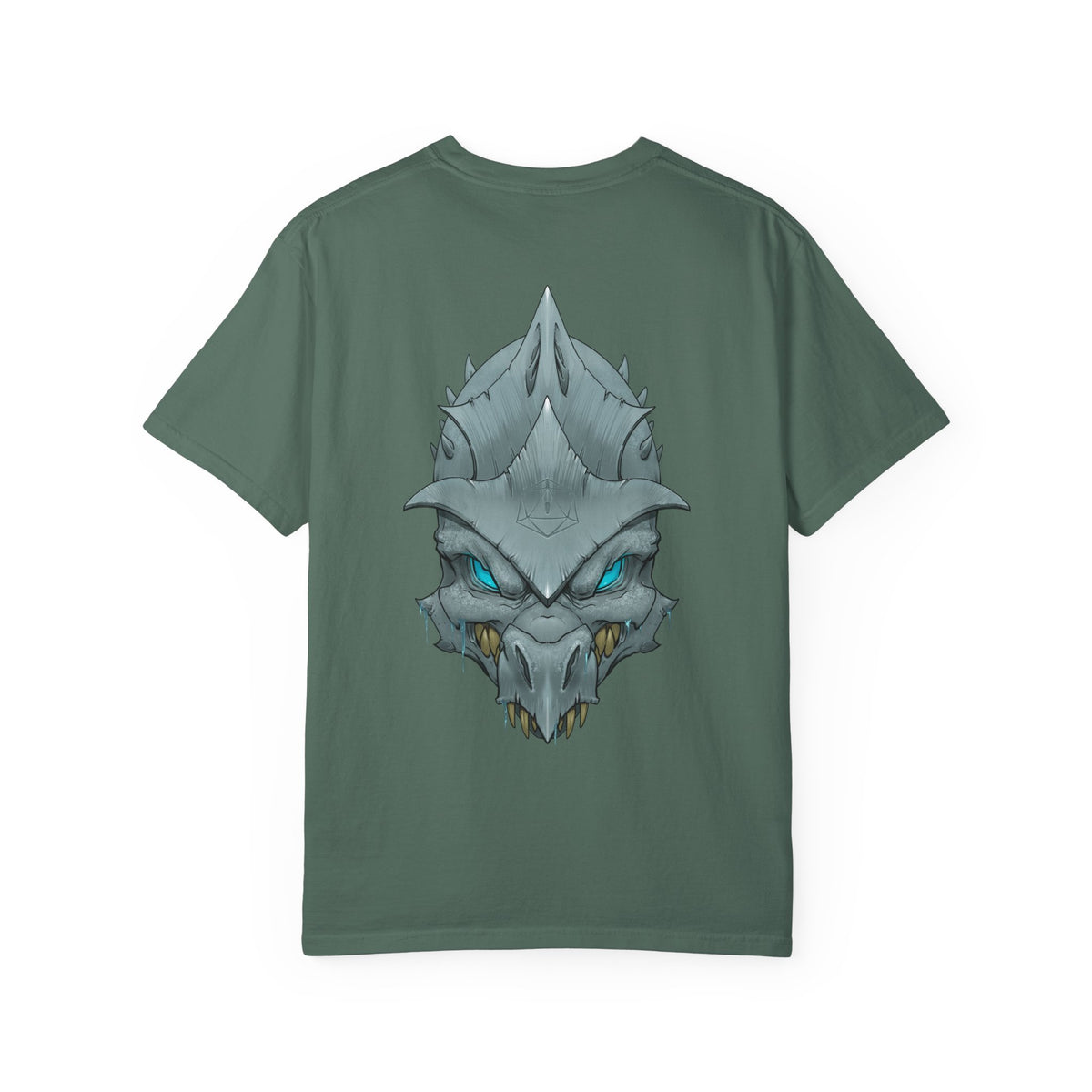 Frost Dragon Skull Graphic T-Shirt