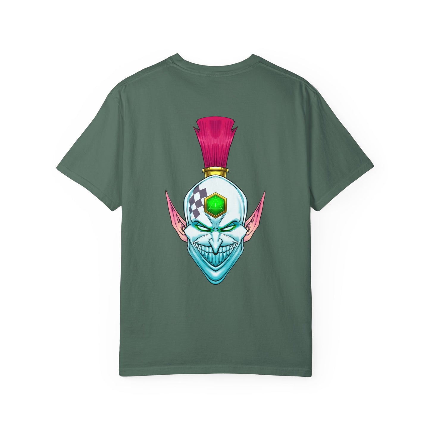 Laughing Elf Mask Graphic T-Shirt