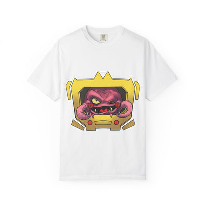 Retro Alien Brain Tee — Neon Sci‑Fi Monster Graphic T-Shirt