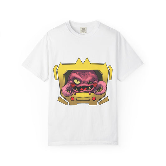 Retro Alien Brain Tee — Neon Sci‑Fi Monster Graphic T-Shirt