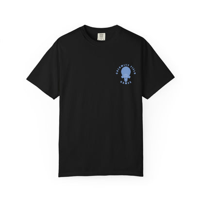 Wolf Space Man Head Graphic T-shirt
