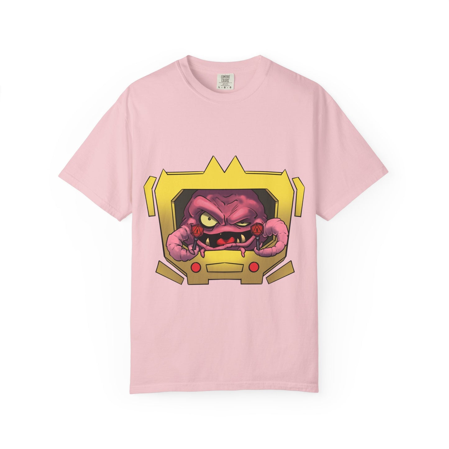 Retro Alien Brain Tee — Neon Sci‑Fi Monster Graphic T-Shirt