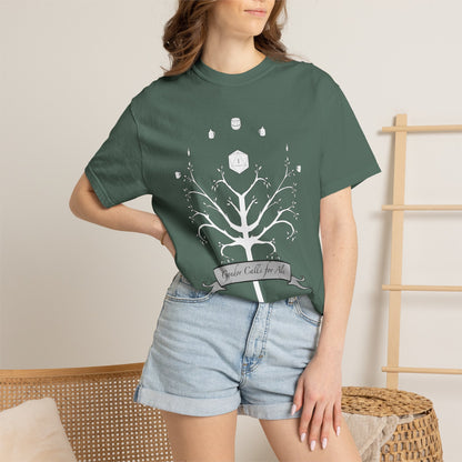 Gondor Calls for Ale White Tree Tee