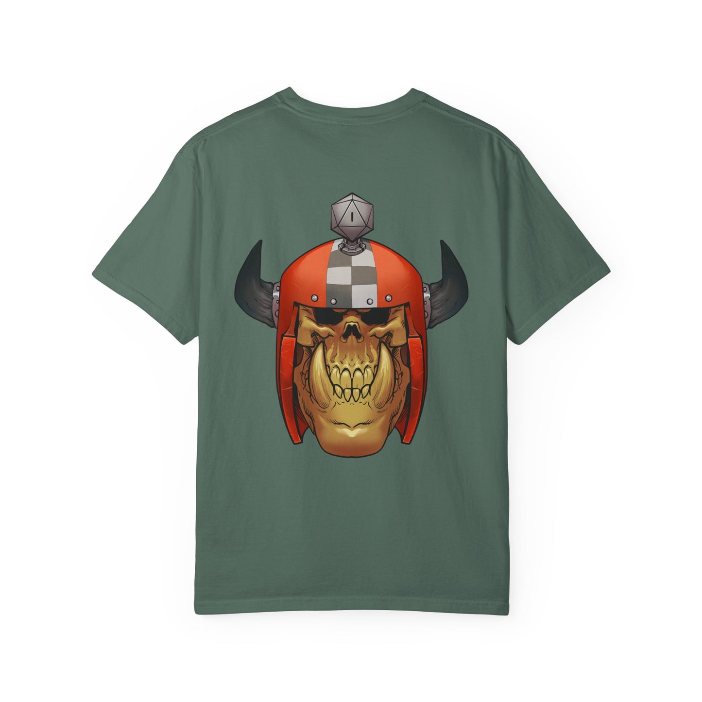 Orc Skull Helmet T‑Shirt — Graphic Tee