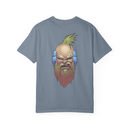 Wolf Space Man Head Graphic T-shirt