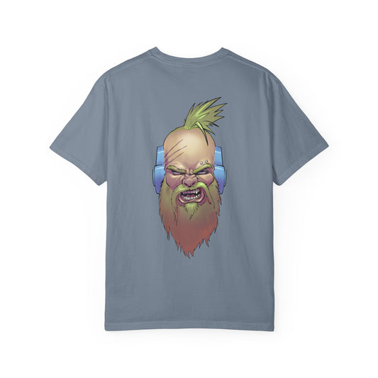 Wolf Space Man Head Graphic T-shirt
