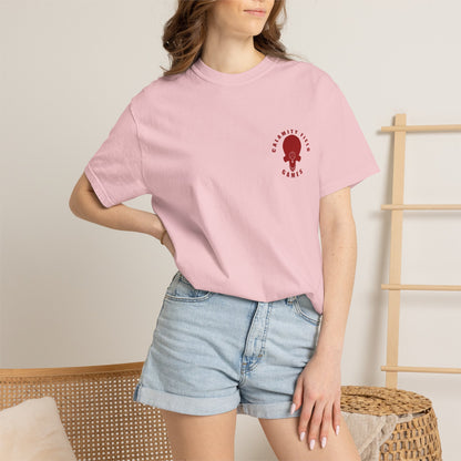 Armored Space Man Helmet Graphic T-Shirt