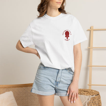 Armored Space Man Helmet Graphic T-Shirt