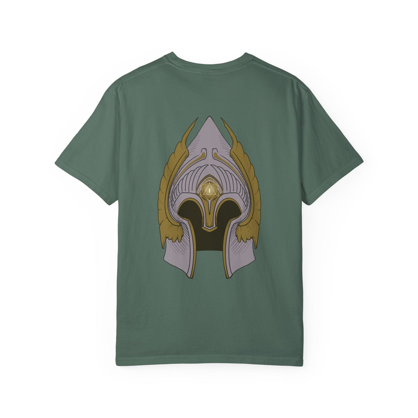 White Tree Solider Helmet T-shirt- Graphic Tee
