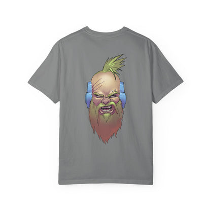 Wolf Space Man Head Graphic T-shirt
