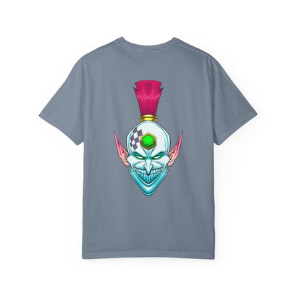 Laughing Elf Mask Graphic T-Shirt