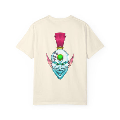 Laughing Elf Mask Graphic T-Shirt