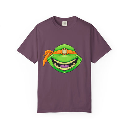 Karate Terrapin Smile T-Shirt — Orange Bandana Karate Terrapin Tee