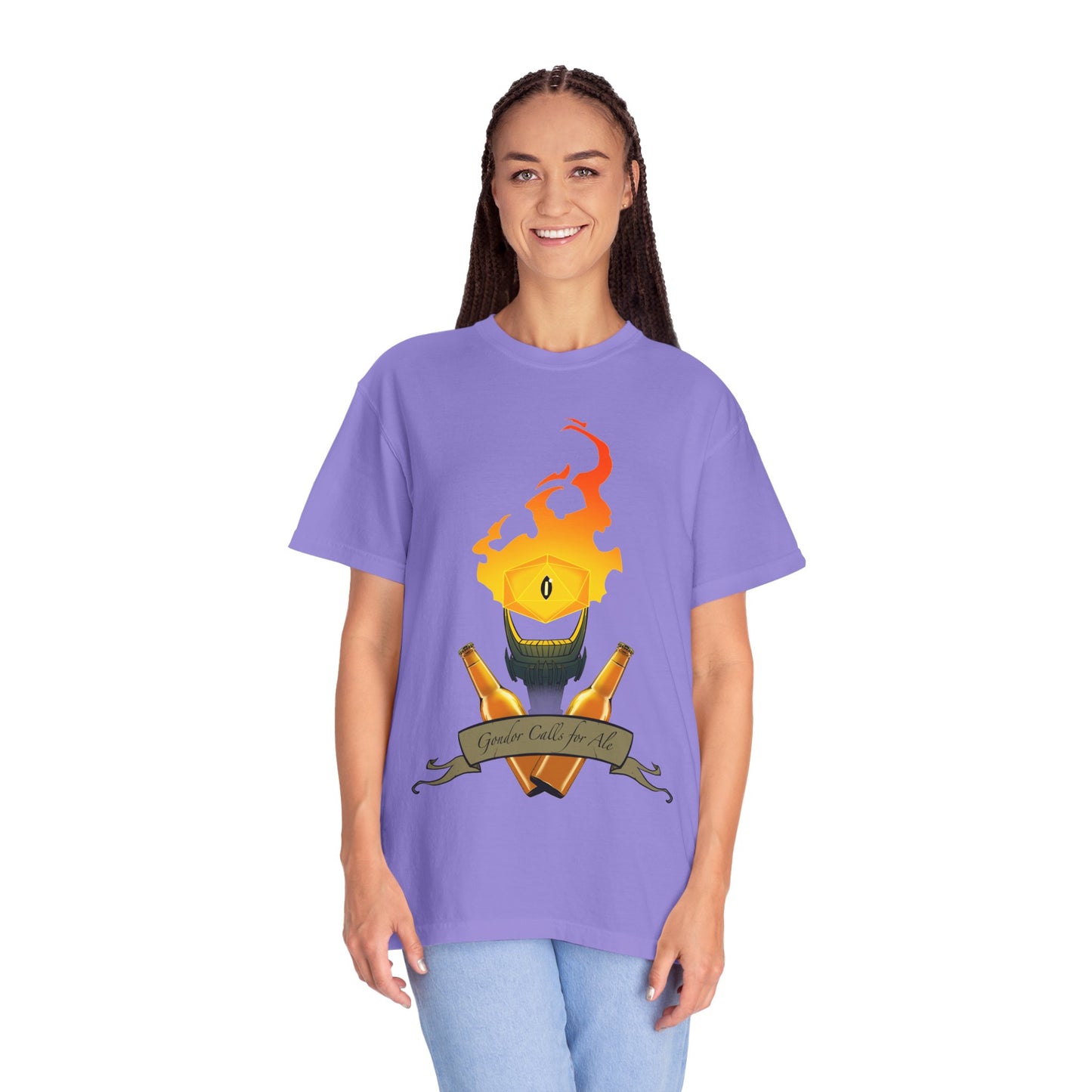 Gondor Calls for Ale Burning Eye Tee