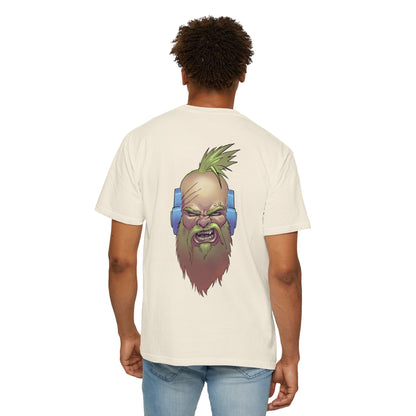 Wolf Space Man Head Graphic T-shirt