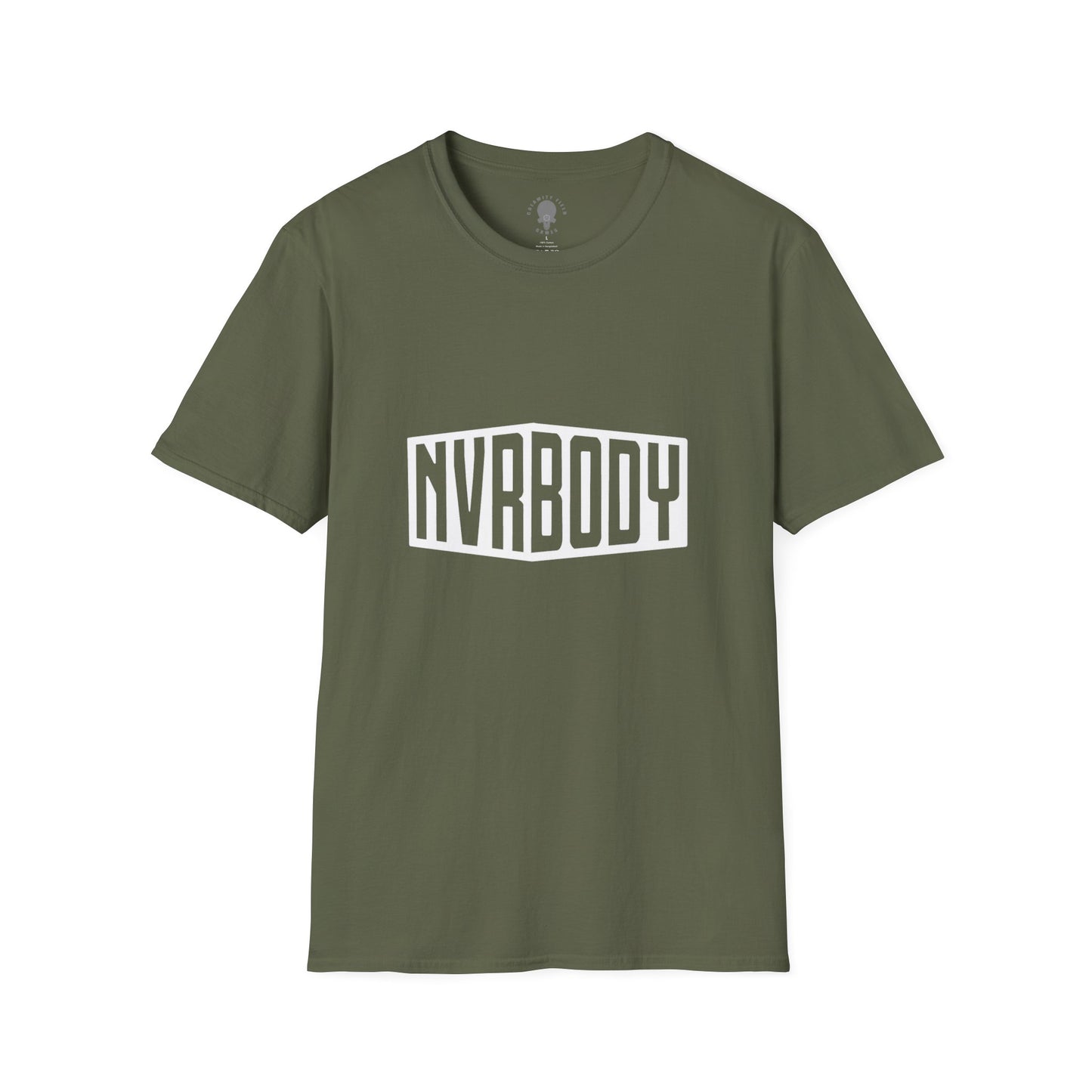 White NVRBODY Graphic T-shirt
