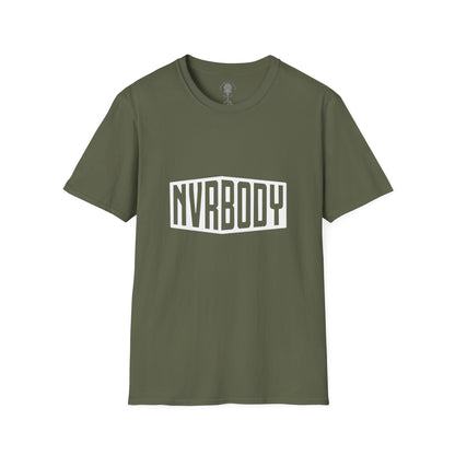 White NVRBODY Graphic T-shirt