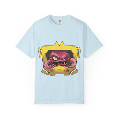 Retro Alien Brain Tee — Neon Sci‑Fi Monster Graphic T-Shirt
