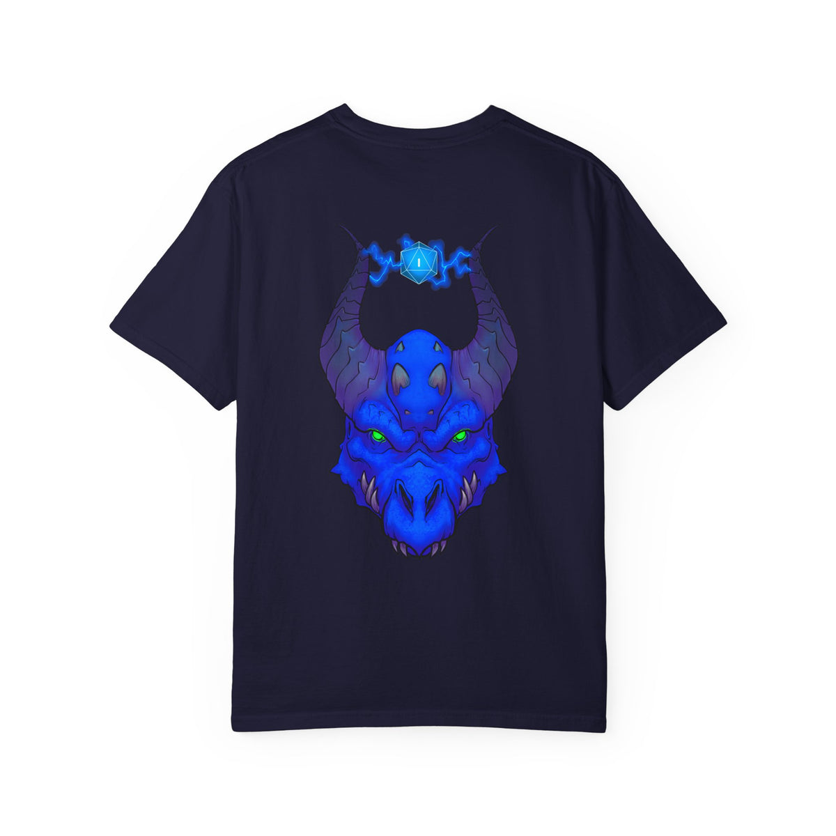 Blue Lightning Dragon T-shirt