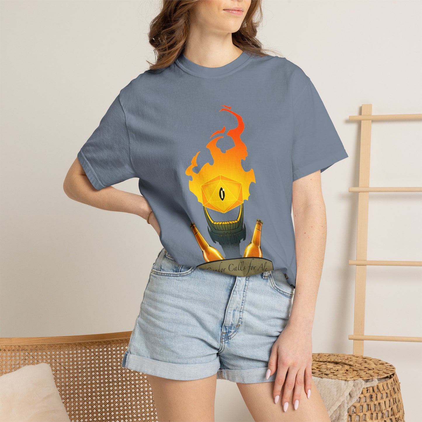 Gondor Calls for Ale Burning Eye Tee