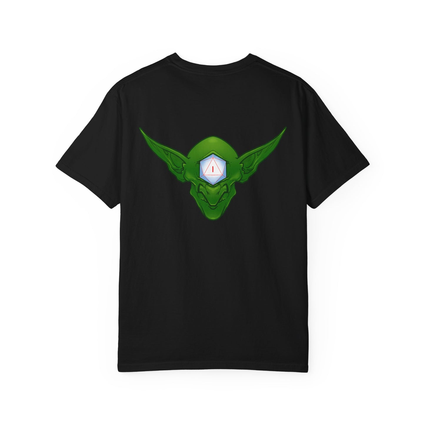 T-Shirt — Green Goblin Eyeball Graphic Tee (Back Print)