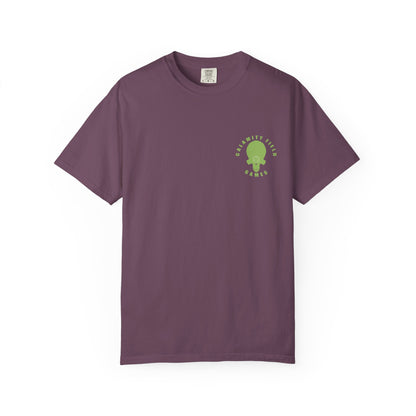 Diseased Fiend Skull T-Shirt — Green Skull Graphic Tee