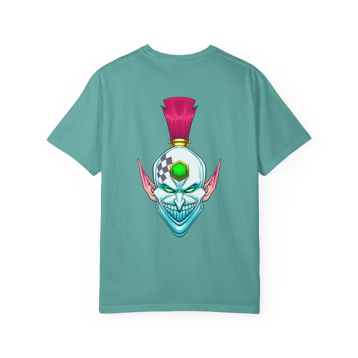 Laughing Elf Mask Graphic T-Shirt