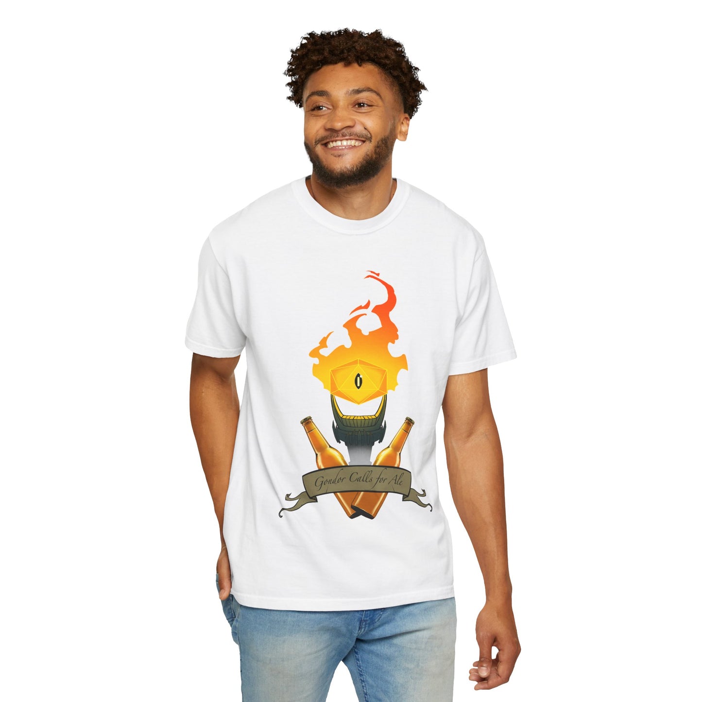 Gondor Calls for Ale Burning Eye Tee