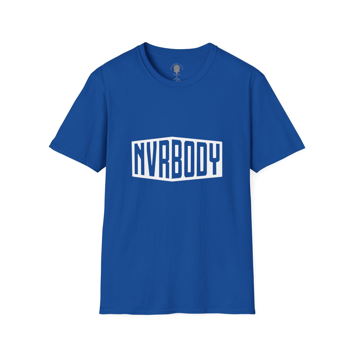 White NVRBODY Graphic T-shirt