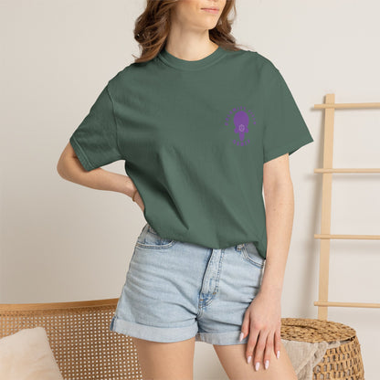 Purple Licky Alien Graphic Tee